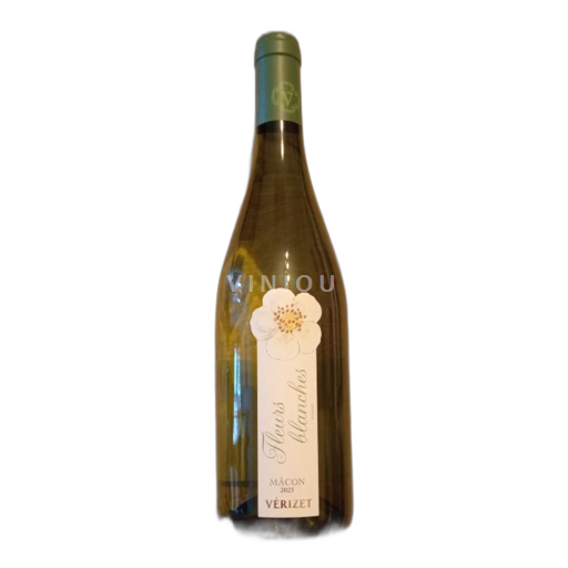 Vin Blanc sec Fleurs blanches Vérizet 2023 France Bourgogne Mâcon et mâcon-villages