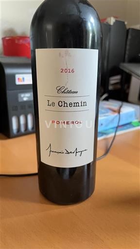 Bordeaux Pomerol Château Le Chemin 2016