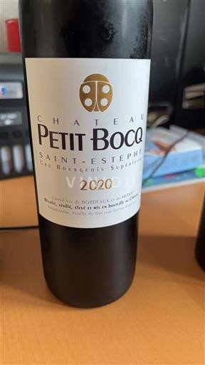 Bordeaux Saint-Estèphe Cru Bourgeois Supérieur Château Petit Bocq 2020