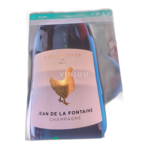 Champanhe Jean de la Fontaine.L'Eloquente Não Sazonado
