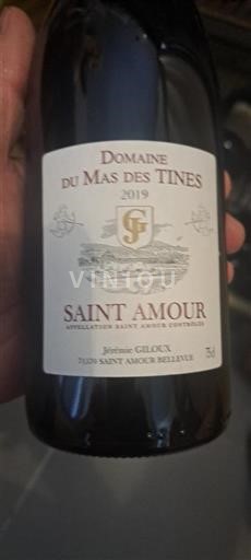 Beaujolais Saint-Amour Domaine Mas des Tines 2019