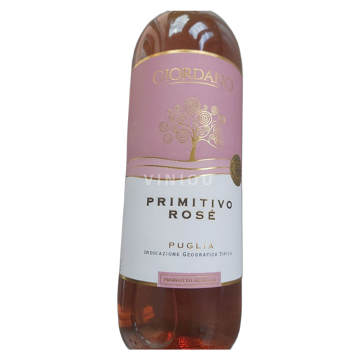 Apulia Wines Unspecified Giordano Primitivo Rosé Non-Vintage