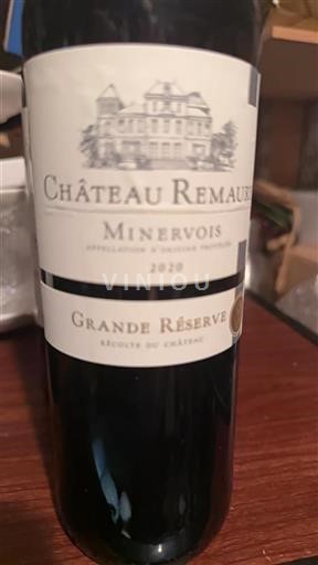 Languedoc Minervois Château Remaura Grande Réserve 2020