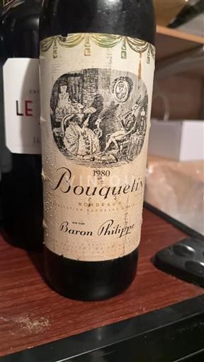 Bordeaux Baron Philippe Bouquetin 1980