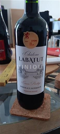 Bordéus Bordeaux Superior Château Labatut Prestige Não Sazonado