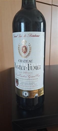 Bordeaux Saint-Émilion Grand Cru Grand Cru Château Pontet-Fumet 2005
