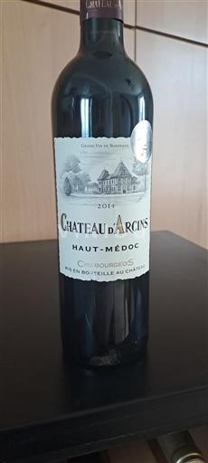 Bordeaux Haut-Médoc Cru Bourgeois Château Arcins 2014
