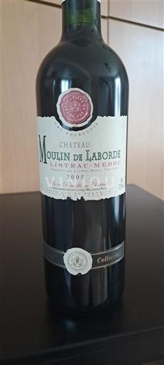 Bordeaux Listrac-Médoc Cru Bourgeois Château Moulin de Laborde 2005