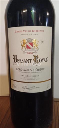 Bordeaux Bordeaux Supérieur Versant Royal 2020