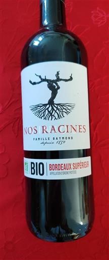 Bordeaux Bordeaux Supérieur Famille Raymond Nos Racines 2020
