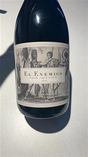 Mendoza Non specificato El Enemigo Bonarda Single Vineyard 2020