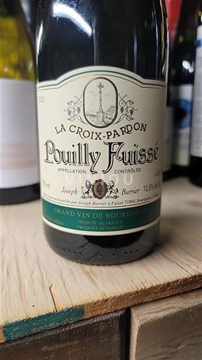 Bourgogne Pouilly-fuissé Joseph Burrier La Croix-Pardon 2022