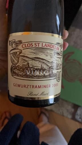 Elsass Gewürztraminer Grand Cru Clos St Landelin 2003