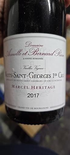 Bourgondië Nuits-saint-georges Premier Cru Domaine Armelle et Bernard Rion Vieilles Vignes Marcel Heritage 2017