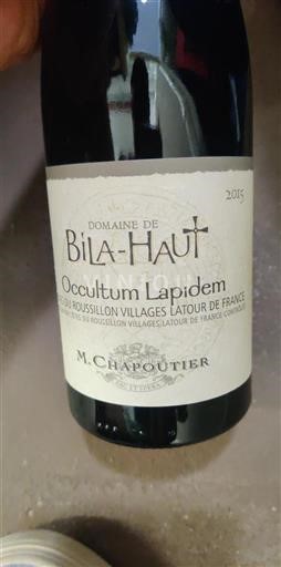 Roussillon Domaine Bila-Haut Occultum Lapidem 2015