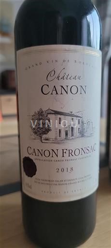 Bordeaux Canon-Fronsac Château Canon 2018