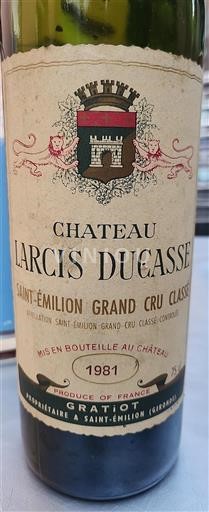 Bordeaux Saint-Émilion Grand Cru Château Larcis Ducasse 1981