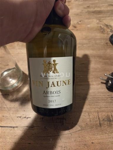 Jura Arbois Fruitière Vinicole Arbois Vin Jaune 2017