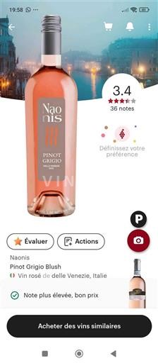 Veneto Delle Venezie Naonis Pinot Grigio 2022