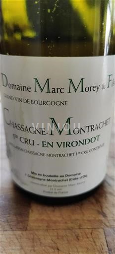 Burgundy Chassagne-Montrachet Premier Cru Domaine Marc Morey & Fils En Virondot 2010