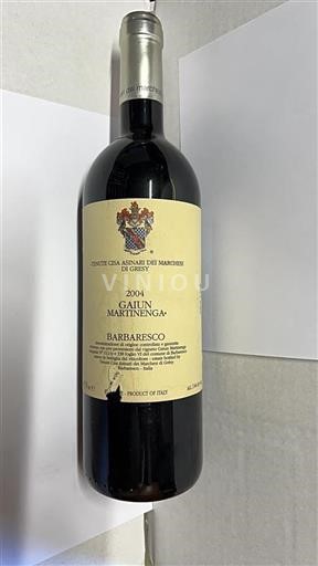 Piemonte Barbaresco Tenute Cisa Asinari dei Marchesi di Grésy Gaiun Martinenga 2004