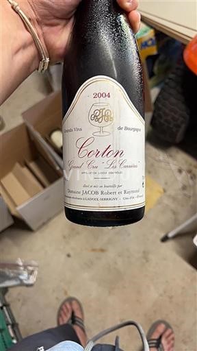 Burgundy Corton Grand Cru Domaine Jacob Robert et Raymond Les Carri%c3%a8res 2004