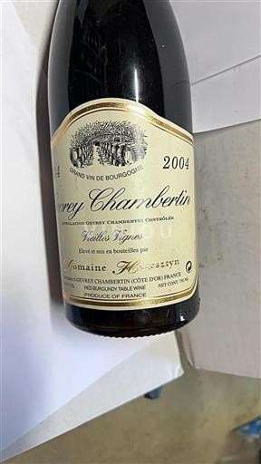 Borgogna Gevrey-Chambertin Domaine Heresztyn Vieilles Vignes 2004