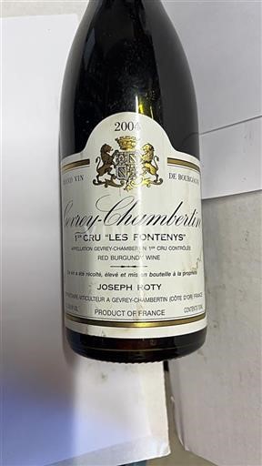 Burgundsko Gevrey-Chambertin Premier Cru Joseph Roty Les Fontenys 2004