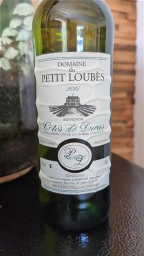 Sudoeste Côtes de Duras Domaine Petit Loubès Sauvignon 2015