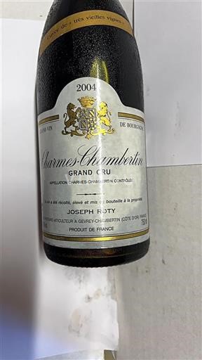 Burgundy Charmes-Chambertin Grand Cru Joseph Roty Tr%c3%a8s Vieilles Vignes 2004