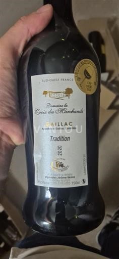 Sydvestfrankrig Gaillac Domaine La Croix des Marchands Tradition 2020