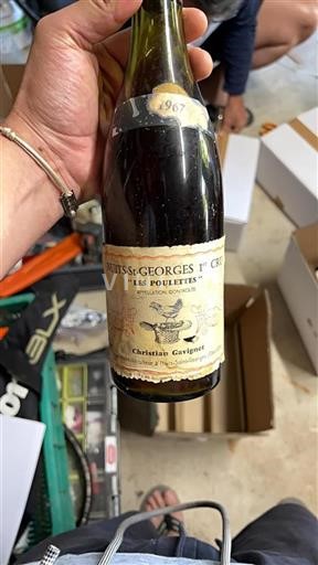 Bourgondië Nuits-saint-georges Premier Cru Christian Gaviget Les Poulettes 1967