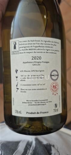 South West Gaillac Château Palvié 2020