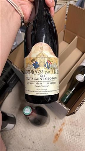 Borgoña Nuits-Saint-Georges Premier Cru Hospices de Nuits Cuvee Grangier 1999
