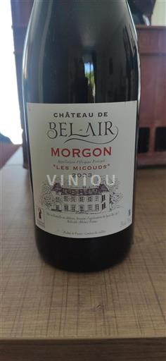 Beaujolais Morgon Château Bel-Air Les Micouds 2023