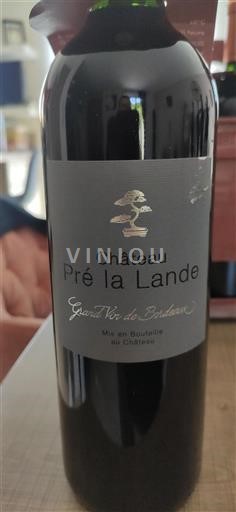 Bordeaux Unspecified Château Pré la Lande Non-Vintage