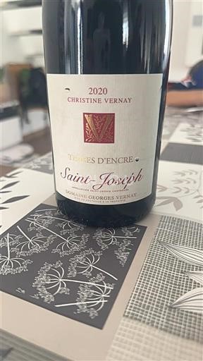 Rhône Valley Saint-Joseph Domaine Georges Vernay Terres d'Encre 2020