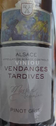 Alsazia Vendanges Tardives Meyer Jean-Luc 2018
