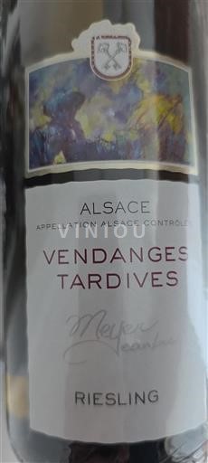 Alsazia Vendanges Tardives Meyer Jean-Luc 2020