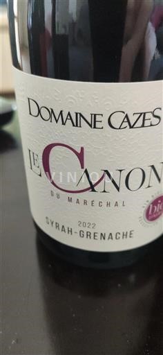Roussillon Não especificado Domaine Cazes Le Canon du Maréchal 2022