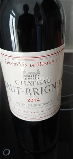 Bordeaux Côtes-de-Bordeaux Château Haut-Brignon 2014
