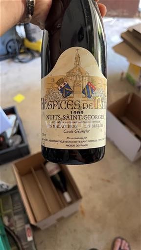 Borgoña Nuits-Saint-Georges Hospices de Nuits Grangier 1999