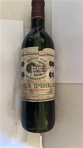 Bordeaux Bordeaux supérieur Château Timberlay 1969