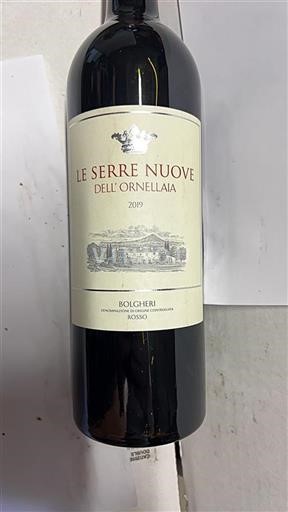 Toscana Bolgheri Ornellaia Le Serre Nuove dell'Ornellaia 2019