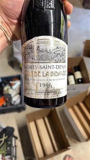 Bourgogne Morey-saint-denis Grand Cru Robert Gibourg Clos de la Bidaude 1996