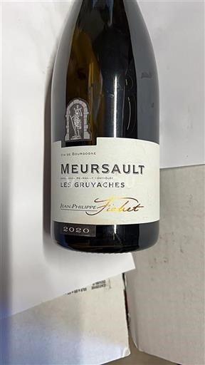 Bourgogne Meursault Jean-Philippe Fichet Les Gruyaches 2020