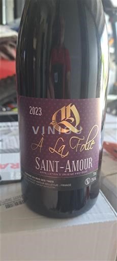 Beaujolais Saint-Amour Domaine Mas des Tines À La Folie 2023