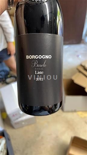 Piemont Barolo Borgogno Liste 2012