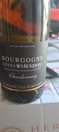 Bourgogne Bourgogne Côtes d'Auxerre Domaine Des Remparts Chardonnay 2023