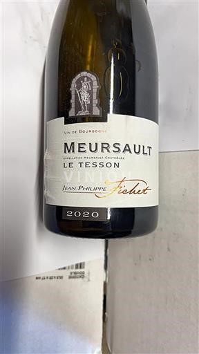 Burgundy Meursault Jean-Philippe Fichet Le Tesson 2020